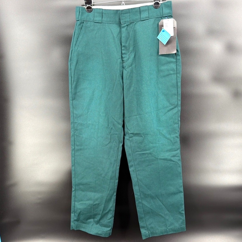 Dickies x Urban Outfitters Womens 4 Green High Rise Straight Work Pants NWT